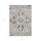 Homeroots 9' X 12' Ivory and Dark Brown Oriental Washable Non Skid Indoor Outdoor Area Rug 563770 - alternate 9