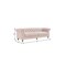 Homeroots 92" Pink Linen Chesterfield Wood Sofa 543992 - alternate 7