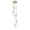 Z-Lite Aimie 5-Light Chandelier, 12 in W x 16 in H, Modern Gold 828P7-5R-MGLD - alternate 7