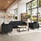 Flash Furniture HERCULES Artemis 3 Piece Black LeatherSoft Sofa and 2 Chair Set, 8 AC Outlets/4 USB/4 USB-C Ports ZB-8921-SET3-BLK-GG - alternate 9