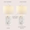 Jonathan Y Stewart 21.5" Farmhouse Wood LED Table Lamp, White, 2PK JYL1062B-SET2 - alternate 8