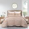 Homeroots Blush Queen Polyester 180 Thread Count Washable Down Comforter Set 528958 - alternate 7