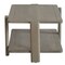 Homeroots 45" Natural Solid Wood Distressed Coffee Table With Shelf 653945 - alternate 5