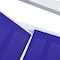 Leisuremod Marlin Patio Chaise Lounge Chair with Armrests in White Aluminum Frame, Navy Blue MLAW-77NBU - alternate 9