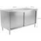 Amgood 24 in. x 60 in. x 35 in. Stainless Steel Enclosed Base Cabinet with Sliding Doors AMG CABINET EDC-2460-Z - alternate 9
