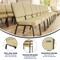 Flash Furniture Beige Fabric Church Chair, PK4 4-XU-CH-60096-BGE-GG - alternate 7