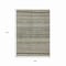 Homeroots 9' X 12' Taupe And Brown Striped Washable Indoor Outdoor Area Rug 615378 - alternate 7