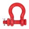 Mytee Products 3/8in Anchor Shackle Forged Carbon Steel w/ Safety Screw Pin Load Limit 2,000 lbs SHACKLE-ANCHOR-BT-38 - alternate 9