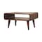 Homeroots 26in Brown Solid Wood Enclosed and Open Storage TV Stand 727851 - alternate 9