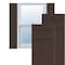Ekena Millwork True Fit PVC Two Board Joined Board-n-Batten Shutters, Raisin Brown, 10 3/4W x 59H, PR TFP101BBF11X059TB - alternate 1