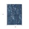 Homeroots 9' X 12' Blue And Ivory Abstract Washable Indoor Outdoor Area Rug 631165 - alternate 6