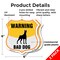 Signmission Beware Of Dog Shield Sign Warning Bad Do, 6 inch X 6 inch, Plastic Sign, 2PK SHI-P-2PACK-6-361 - alternate 5