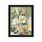 Homeroots Walk Humbly Floral 1 Black Framed Print Wall Art 416137 - alternate 1