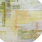 Homeroots 8' Green Yellow And Purple Round Abstract Washable Indoor Outdoor Area Rug 602934 - alternate 8
