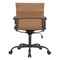 Leisuremod Harris Faux Leather Office Chair - Mid-Back Ergonomic Swivel Desk Chair, Iron Base HOBL19LBRL - alternate 9