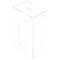 Origin Dispensing Solutions Glove Dispenser-Single-Front Cut Out-PETG-Clear GL11X01CL - alternate 4