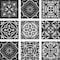 Homeroots 4" X 4" Gray and White Multi Peel and Stick Removable Tiles 399885 - alternate 4