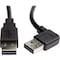 Tripp Lite Reversible USB Cable, Black, 3 ft. UR020-003-RA - alternate 1