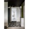 Vdomdoors Front Exterior Prehung FiberGlass Door Frosted Glass / Manux 8552 White Silk / Transom Window / Off MANUX8552EXD-WS-W36 x H80+14-RH - alternate 4