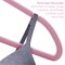 Elama Home 100 Piece Velvet Slim Heavy Duty Felt Hangers with Stainless Steel Swivel Hooks in Pink PINKHANGER100PC - alternate 5
