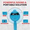 Pyle 30W Megaphone Bullhorn Speaker, Rechargeable Battery with Siren, LED Lights, Adjustable Volume, and PMP36WLT - alternate 5