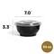 Eco Harmony Products Microwaveable Noodle Bowl with Lid, Black, 36oz, 120PK 803774 - alternate 8