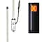 Safetywhips Warning Whip Super Duty LED Whip with Flag, White, 120 Length SDL10W-XY - alternate 1