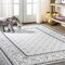 Jonathan Y Acanthus French Border Light Gray/Cream 3 ft. x 5 ft. Area Rug MDP504F-3 - alternate 7