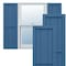 Ekena Millwork True Fit PVC, Three Board Framed Board-n-Batten Shutters, Sojourn Blue, 16 1/8W x 32H, PR TFP101BF16X032HB - alternate 1