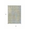 Homeroots 3' X 5' Beige And Blue Abstract Washable Indoor Outdoor Area Rug 612911 - alternate 8