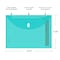 C-Line Products 8-1/2" x 11" Assorted Reusable Top Load XL Poly Envelope with Hook and Loop Closure, 10/PK 58030 - alternate 8