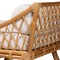Bali & Pari Akemi Handwoven Natural Rattan Daybed with Cushion, Lounge Bed for Living Room, Bedroom, or Sunroom 259-14241-ZORO - alternate 8