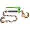 Mytee Products Hi-Viz Green Folding Handle Ratchet Pro-Binder w/ 3/8 in-5/16 in Grab Hook 7100 WLL CBRS-FH38-C-SGH - alternate 6