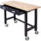 Wrightmaster 48 in. x 20 in. 2-Drawer Black Steel Workbench with 550 lb Capacity and Locking Casters ZR-60406 - alternate 9