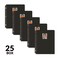 C-Line Products 8-1/2" x 11" Black Two-Pocket 3-Hole Punch Heavyweight Poly Portfolio Folder, 25EA/BX, 6BX/CT 33931-BX - alternate 5