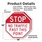Signmission Stop No Traffic Past This Point, 18 inch X 18 inch, Plastic Sign, 2PK OC-P-2PACK-18-280 - alternate 7