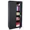 Sandusky Lee Storage Cabinet, 72 in H, 36 in W, 18 in D, Swing, Keyed, Black, 4 Shelves VF41361872-09 - alternate 5