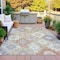 Homeroots 9' X 12' Ivory Gold And Gray Southwestern Washable Indoor Outdoor Area Rug 632273 - alternate 6