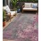 Homeroots 5' X 8' Blush Gray And Mauve Abstract Washable Indoor Outdoor Area Rug 618221 - alternate 1