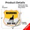 Signmission Beware Of Dog Shield Sign Warning Bad Do, 4 inch X 4 inch, Vinyl Decal, 2PK SHI-D-2PACK-4-361 - alternate 4