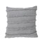 Homeroots Set of Two Gray Ribbed Cotton Throw Pillow With Fringe, 2PK 554606 - alternate 7