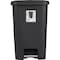 Sterilite 11.9 Gal. Black StepOn Wastebasket 10699004 - alternate 4