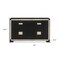 Homeroots 62" Black And Gold Faux Crystal Bling Wood Six Drawer Double Dresser 564668 - alternate 13