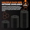 Xpose Safety 13 lb Octagon Rubber Base for Delineator Post, 48PK BASE-O-13-48-X - alternate 7