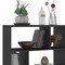 Homeroots Modern Black And Natural Bookcase 388554 - alternate 7
