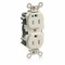 Leviton Straight Blade Receptacle, 5-15R, 15 A, 125V AC, Surface Mount, Self-Grounded M8200-SGT - alternate 1