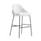Manhattan Comfort Gracie Barstool in White and Black - Set of 3 3-BS022-BWH - alternate 9