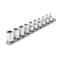 Tekton 1/2 Inch Drive External Star Socket Set with Rail, 10-Piece E8-E24 SHD92117 - alternate 1