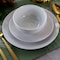 Elama Luna 18 Piece Porcelain Dinnerware Set in White EL-LUNA18 - alternate 9