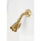 Kingston Brass Single-Handle Pressure Balanced Shower Faucet, Brushed Brass KB8657CQLSO - alternate 5